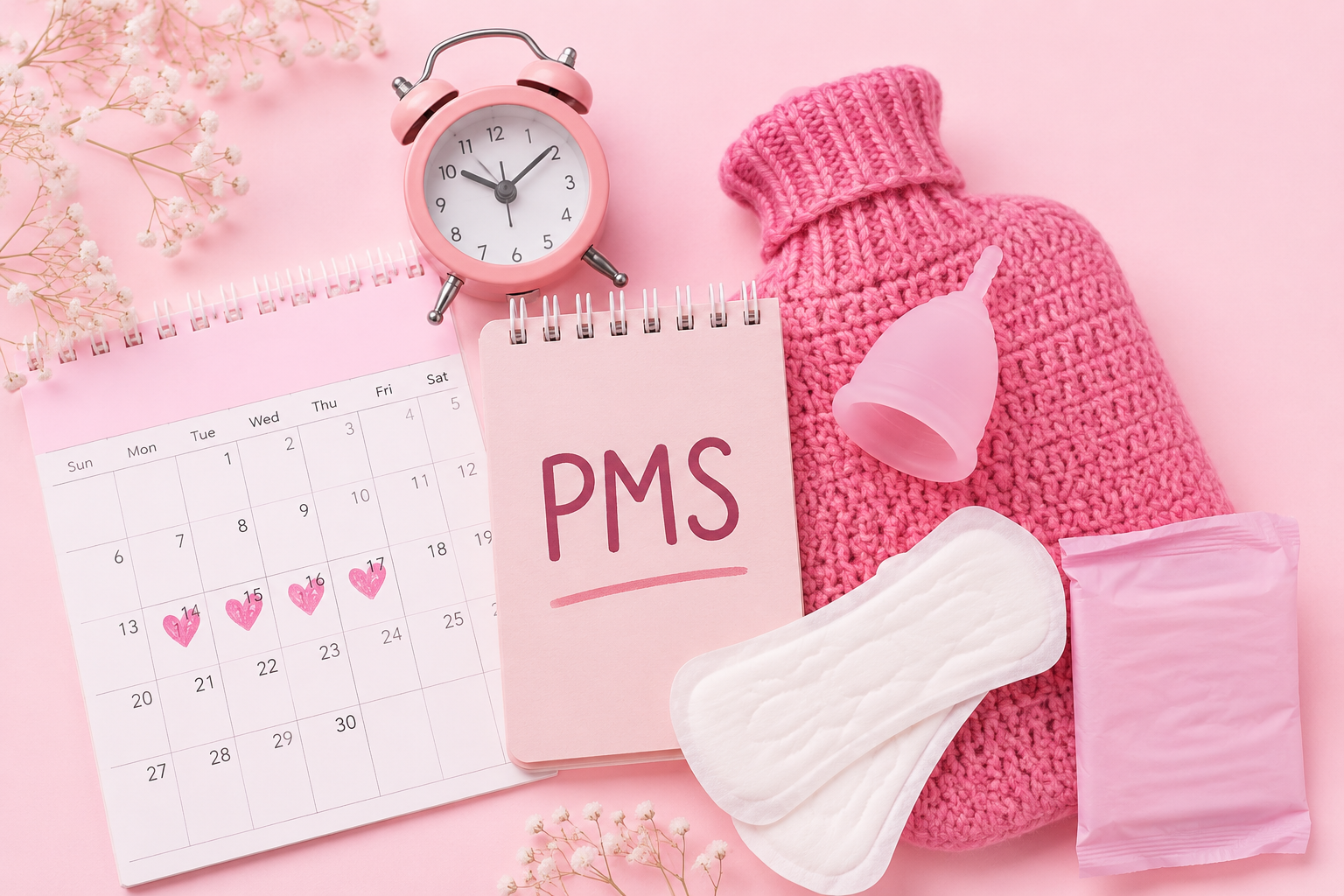 PMS چیست؟ تصویر مربوط به سندرم پیش از قاعدگی و علائم آن